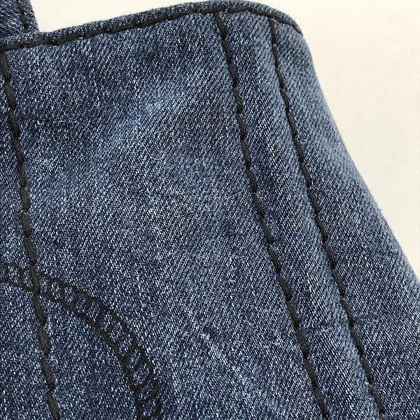 実際に弊社で買取させて頂いた【ギャラ付き】PRADA/プラダ CANAPA/カナパ デニム 2WAY ハンド/ショルダー バッグ 1BG439の画像 7枚目