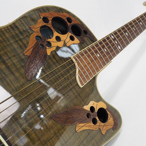実際に弊社で買取させて頂いた★Ovation/オベーション Celebrity Deluxe CS257-5EF エレアコ/アコースティックギター/アコギ ハードケース付の画像 5枚目