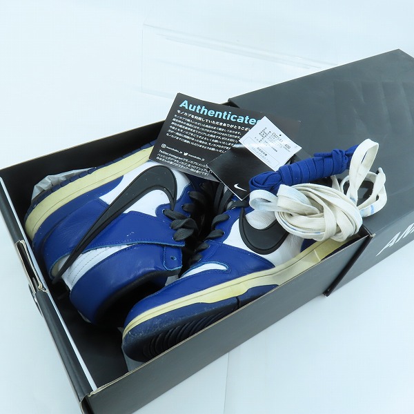 実際に弊社で買取させて頂いたNIKE×AMBUSH/ナイキ×アンブッシュ DUNK HIGH DEEP ROYAL/ダンクハイ CU7544-400/26の画像 8枚目