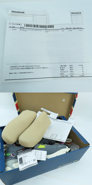 実際に弊社で買取させて頂いた【未使用】Reebok×Tom&Jerry/リーボック×トムとジェリーINSTAPUMP FURY/インスタポンプフューリー/FW4656/28.0の画像 8枚目