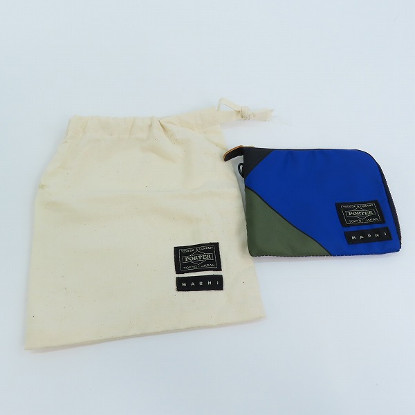 実際に弊社で買取させて頂いたMARNI × PORTER/マルニ × ポーター L字ファスナーコインケースの画像 7枚目