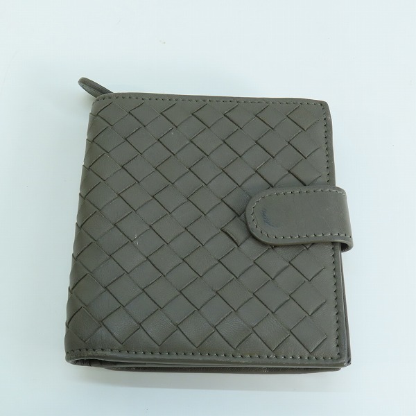実際に弊社で買取させて頂いたBOTTEGA VENETA/ボッテガヴェネタ イントレチャート ラウンドジップコインケース付き コンパクト財布 