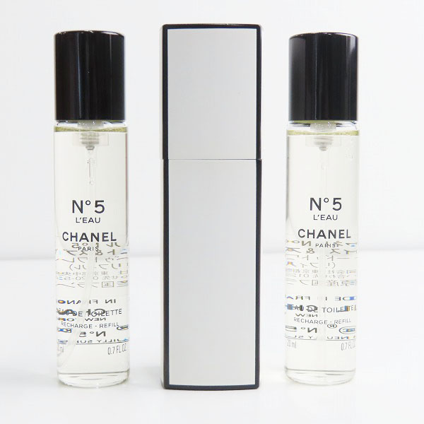 実際に弊社で買取させて頂いたCHANEL/シャネル №5 ローツイスト＆スプレイ 20ml×3の画像 1枚目