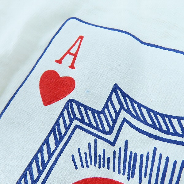 実際に弊社で買取させて頂いたHUMAN MADE × WTAPS/ヒューマンメイド × ダブルタップス トランプTシャツ XLの画像 7枚目