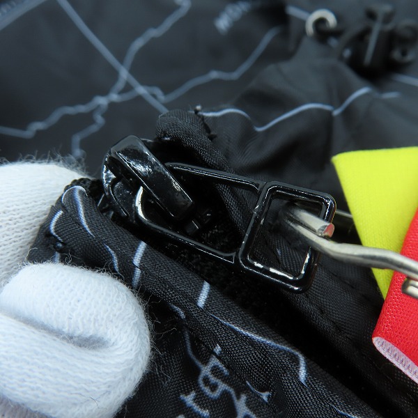 実際に弊社で買取させて頂いたuniform experiment/ユニフォームエクスペリメント 20SS WORLD MAP HOODED/ワールドマップマウンテンパーカー UE-200000/4の画像 4枚目