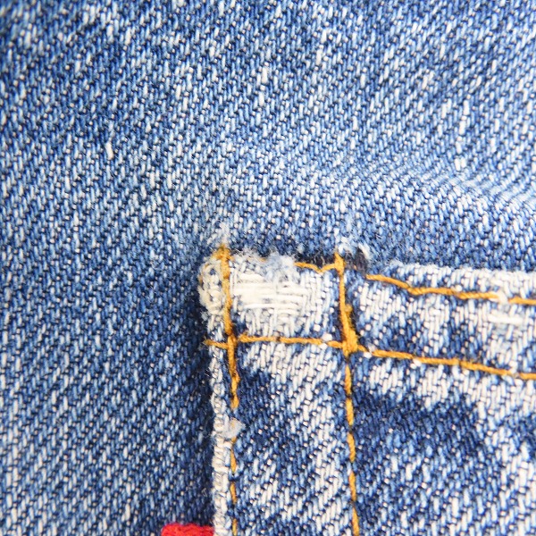 実際に弊社で買取させて頂いた【難有り】Levi's/リーバイス 501 刻印6/点々/ビッグE/足長R ヴィンテージ デニムパンツの画像 5枚目