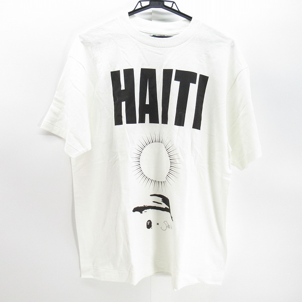 実際に弊社で買取させて頂いたA BATHING APE/ア ベイシングエイプ Gene Krell HAITI ハイチ復興 チャリティー Tシャツ/L