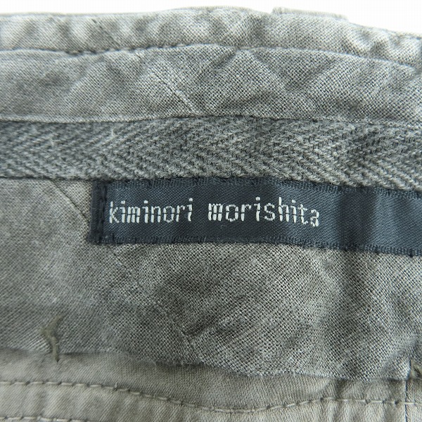 実際に弊社で買取させて頂いたkiminori morishita/キミノリモリシタ  ビーズ 刺繍 加工 カーゴパンツ の画像 3枚目
