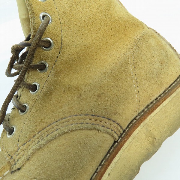 実際に弊社で買取させて頂いたRED WING/レッドウィング プリント羽根タグ/羽タグ アイリッシュセッター ブーツ/7.5の画像 8枚目