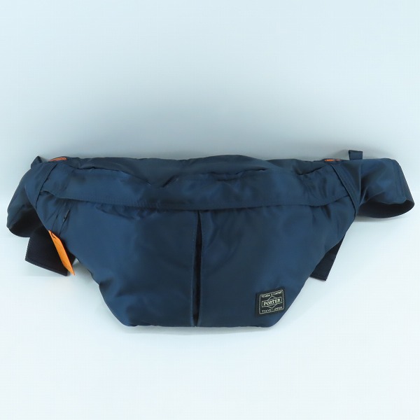 実際に弊社で買取させて頂いた(2)【未使用】PORTER/ポーター TANKER WAIST BAG (L) タンカー ウエストバッグ L アイアンブルー/622-76628