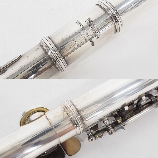 実際に弊社で買取させて頂いた【難有り】YAMAHA/ヤマハ YFL-311/YFL311 フルート Eメカ付 ハードケース付 の画像 3枚目