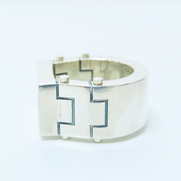 実際に弊社で買取させて頂いたBOTTEGA VENETA/ボッテガヴェネタ ボルト シルバーリング 680314 V5070/14.5-15.5号の画像 2枚目