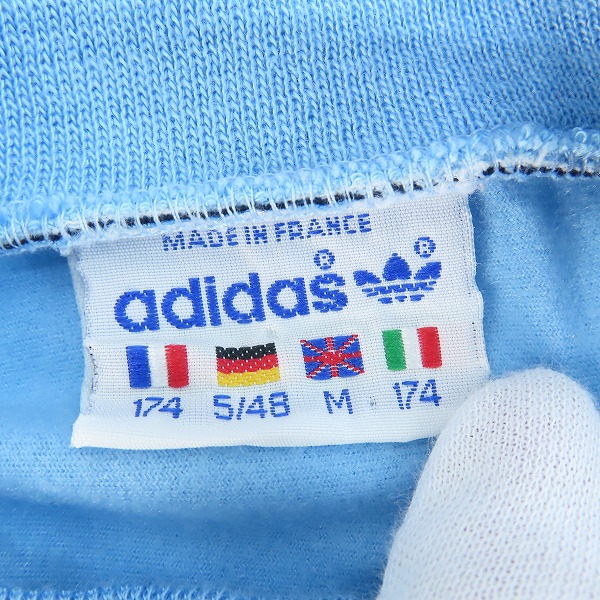 実際に弊社で買取させて頂いたadidas/アディダス 80s-90s/ヴィンテージ/ビンテージ 3STRIPE/3ストライプ トラックジャケット Mの画像 2枚目