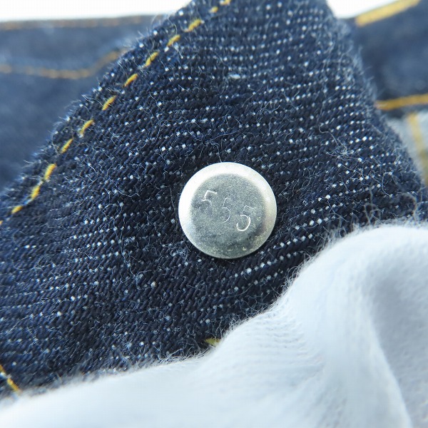 実際に弊社で買取させて頂いたLEVI'S/リーバイス 201XX 刻印555 米国製 復刻 98年製 ビッグE デニムパンツ/ジーンズ 201-0003/W34L40の画像 5枚目