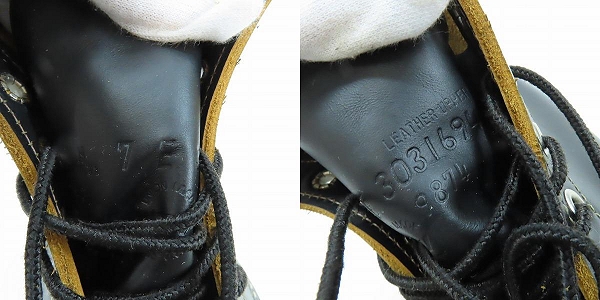 実際に弊社で買取させて頂いたRED WING/レッドウィング アイリッシュセッター 復刻 茶芯 クローンダイク ブーツ 犬タグ 9874/7Eの画像 6枚目