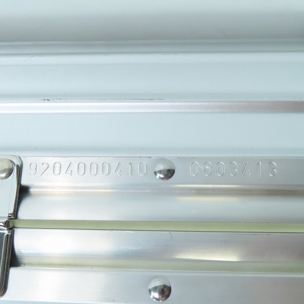 実際に弊社で買取させて頂いたRIMOWA/リモワ TOPAS/トパーズ BUSINESS TROLLEY/ビジネス トローリー 4輪 920.40.00.4 29Lの画像 6枚目