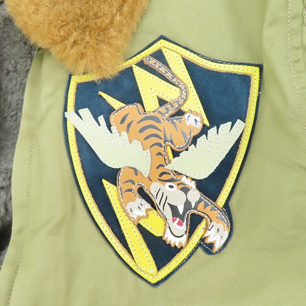 実際に弊社で買取させて頂いたBuzz Rickson's/バズリクソンズ TYPE B-10 FLYING TIGERS MODEL フライトジャケット BR13616/38の画像 5枚目