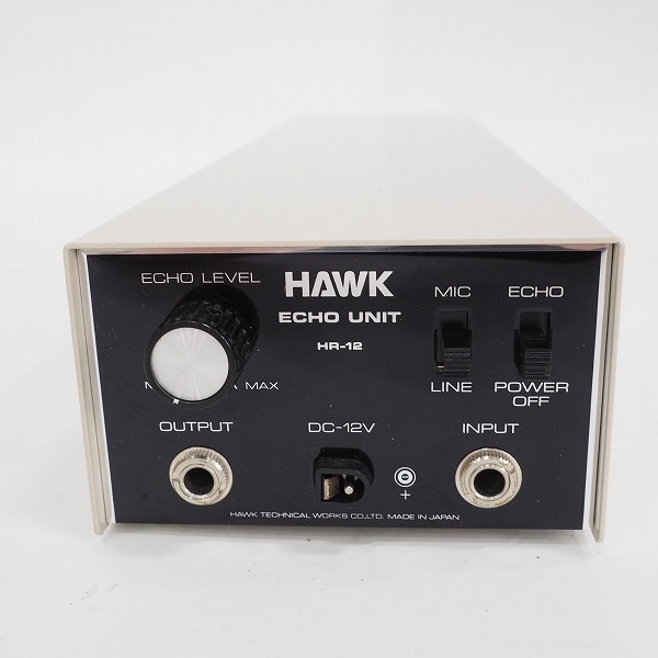 実際に弊社で買取させて頂いた【動作未確認】HAWK/ホーク ECHO UNIT HR-12/エコーユニット リバーブ PA機器の画像 1枚目