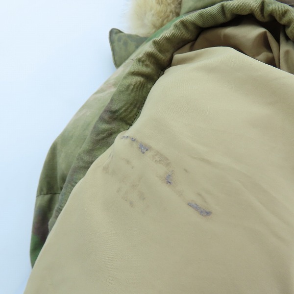 実際に弊社で買取させて頂いた【難有】HUNTING WORLD/ハンティングワールド PENFIELD オイルドワックス ダウンジャケット/Mの画像 8枚目