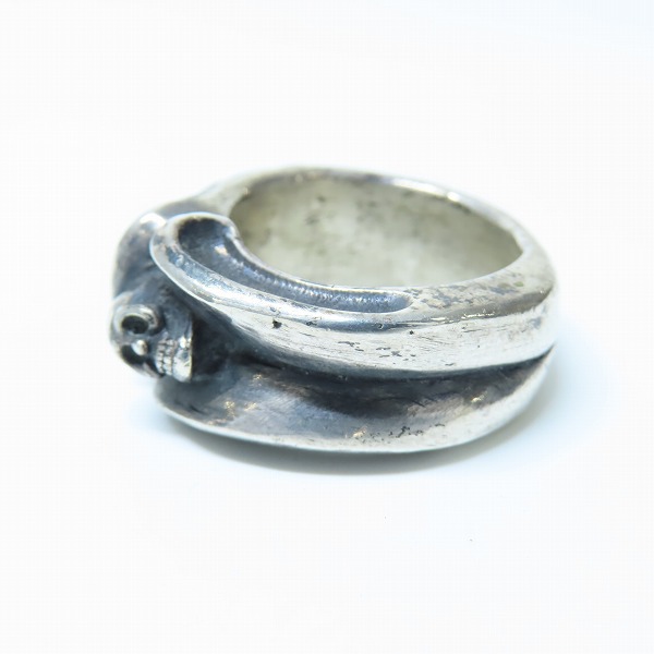 実際に弊社で買取させて頂いた【ギャラ付き】Gabor/ガボール Gaboratory/ガボラトリー GOTHIC SKULL RING/ゴシック スカル リング 19.5号の画像 2枚目