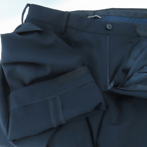 実際に弊社で買取させて頂いた【JPタグ】GIORGIO ARMANI/ジョルジオアルマーニ ウール スラックスパンツ 8CGPP03B/48Rの画像 6枚目