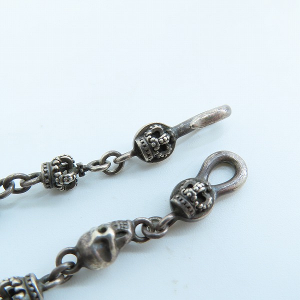 実際に弊社で買取させて頂いたJustin Davis/ジャスティンデイビス SKULL DIVINE/スカルディバイン チェーン SNJ126/50cmの画像 1枚目