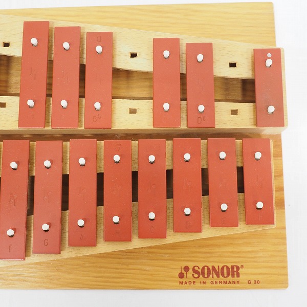 実際に弊社で買取させて頂いたSONOR/ソナー  GLOCKENSPIEL G30/グロッケンシュピール 鉄琴 打楽器の画像 2枚目