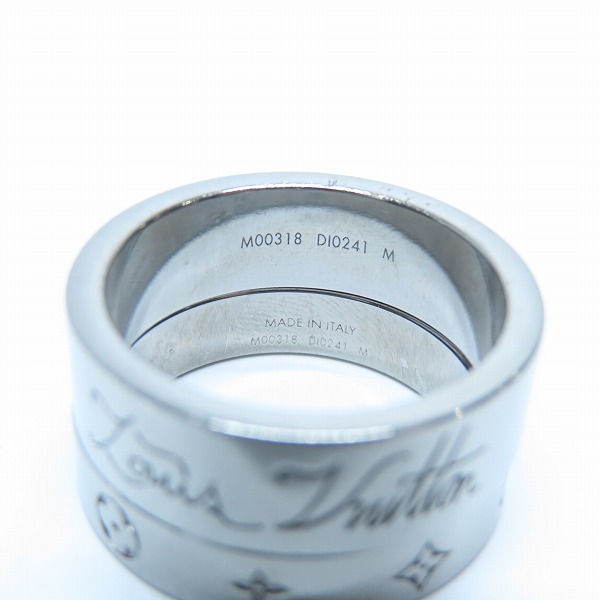 実際に弊社で買取させて頂いたLOUIS VUITTON/ルイヴィトン バーグ ユーアンドミー リング 2連 指輪 M00318/18.5-19.5号の画像 7枚目