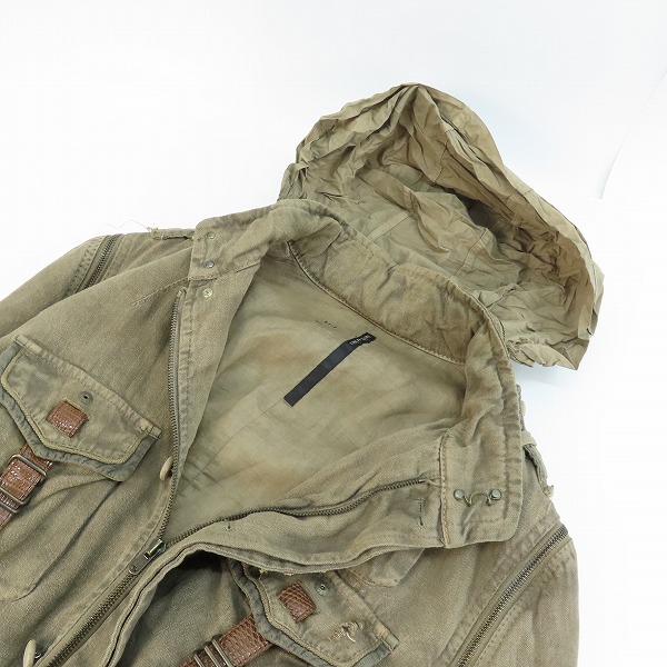 実際に弊社で買取させて頂いたkiminori morishita/キミノリモリシタ リザード装飾 ジャケット 7711302-1/48の画像 2枚目