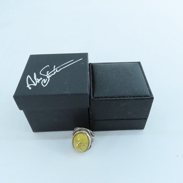 実際に弊社で買取させて頂いたALEX STREETER/アレックスストリーター エンジェルハートリング 17年限定/30周年記念 パウダーバルティックアンバー/14号の画像 9枚目