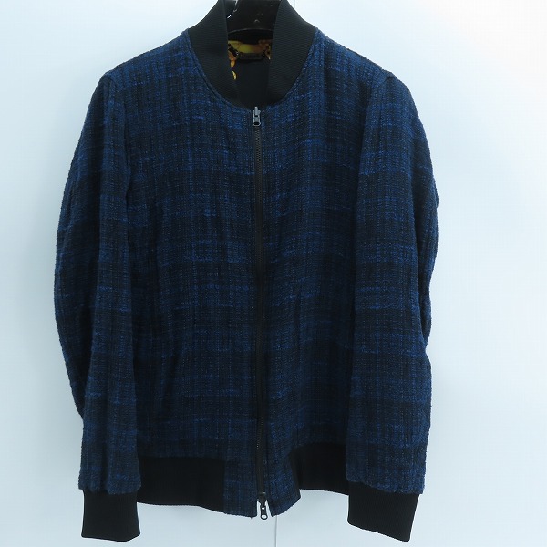 実際に弊社で買取させて頂いた【サンプル品】kiryuyrik/キリュウキリュウ 総柄 リバーシブル ジャケット M 