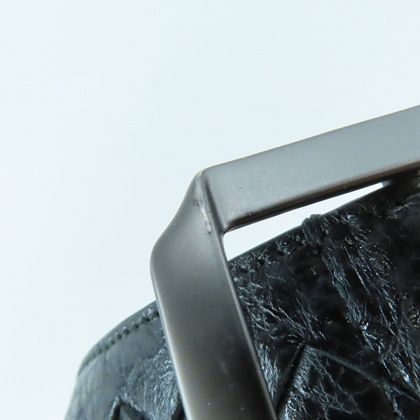 実際に弊社で買取させて頂いたBOTTEGA VENETA/ボッテガヴェネタ イントレチャート レザーベルト 95cm/38inの画像 7枚目