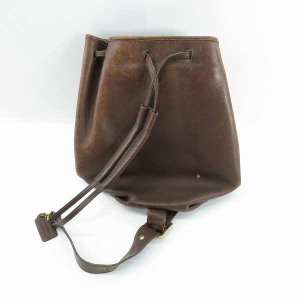 実際に弊社で買取させて頂いたCOACH/コーチ オールドコーチ レザー 巾着型 ショルダーバッグ 9929の画像 1枚目