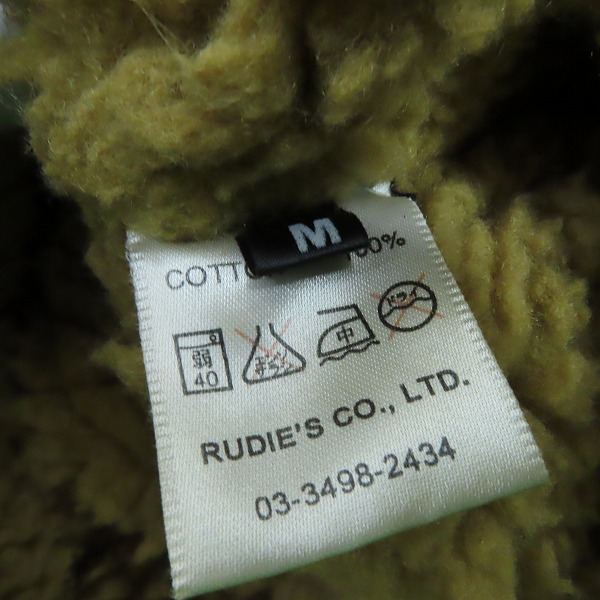 実際に弊社で買取させて頂いたRUDE GALLERY/ルードギャラリー ボア フライトジャケット/Mの画像 3枚目