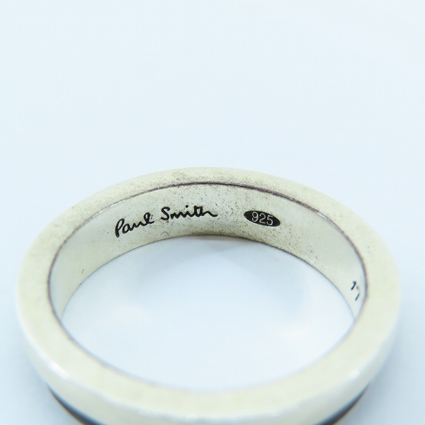 実際に弊社で買取させて頂いたPaul Smith/ポールスミス Bicolor Logo リング 17号の画像 6枚目