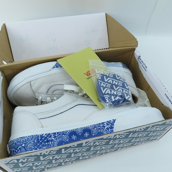 実際に弊社で買取させて頂いたVANS/バンズ STYLE 36 VLT L ペイズリー柄 スニーカー VN0A5FC37WM/27の画像 8枚目