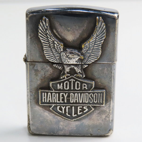 実際に弊社で買取させて頂いたZIPPO/ジッポー HARLEY DAVIDSON/ハーレーダビッドソン メタル貼り 1992年製