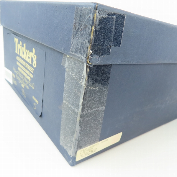 実際に弊社で買取させて頂いたTrickers/トリッカーズ  MOLTON/モールトン カントリーブーツ ウイングチップ M2508/8.5の画像 7枚目