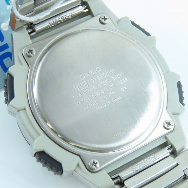 実際に弊社で買取させて頂いた【未使用】CASIO/カシオ CASIO SOLAR POWER SYSTEM/タフソーラー 腕時計 AQ-S800WD-1EJFの画像 4枚目