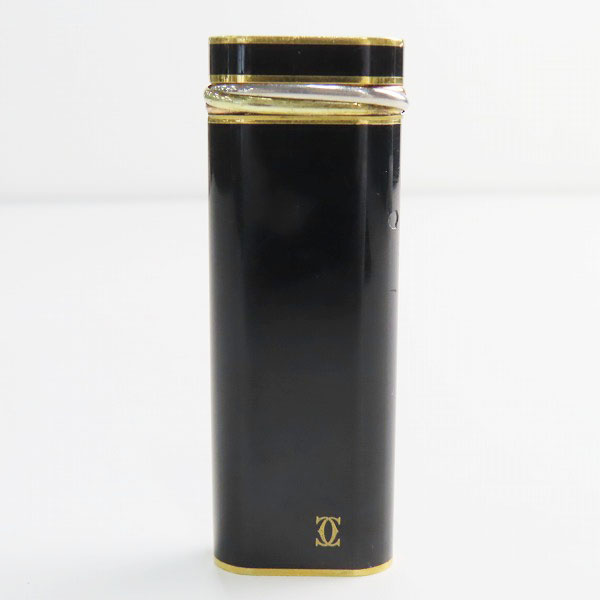 実際に弊社で買取させて頂いた(2)Cartier/カルティエ ガスライター ブラック×ゴールド