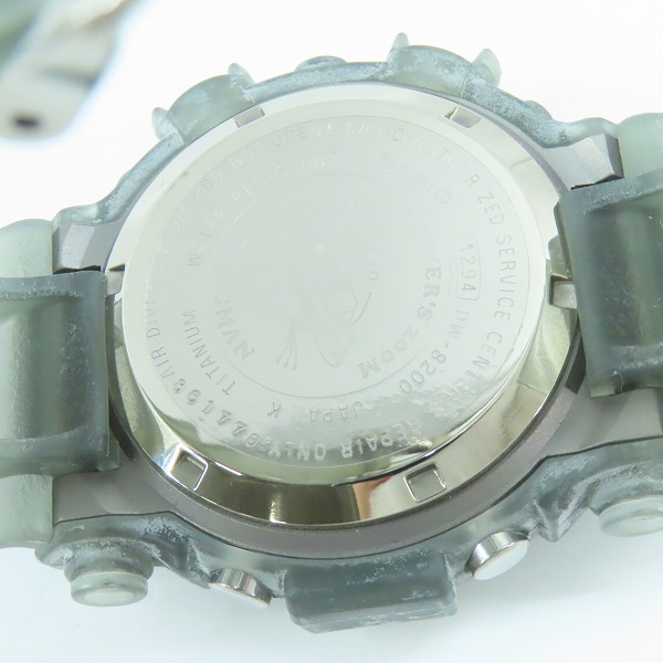 実際に弊社で買取させて頂いたG-SHOCK/Gショック FROGMAN/フロッグマン MEN IN SMOKE/メンインスモーク DW-8200MS-8T【動作未確認】の画像 3枚目