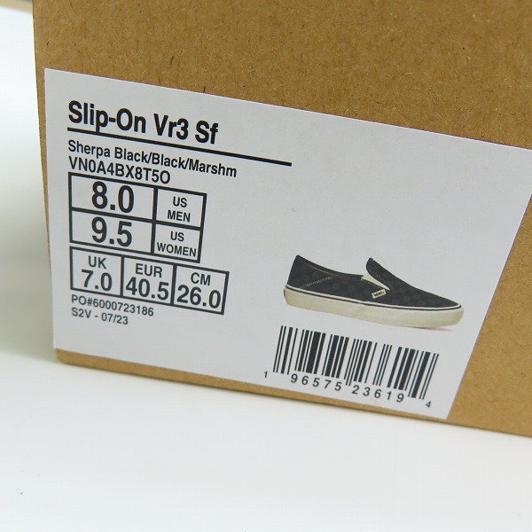 実際に弊社で買取させて頂いたVANS/バンズ スリッポン スニーカー/シューズ VR3 SF VN0A4BX8T5O/26の画像 9枚目