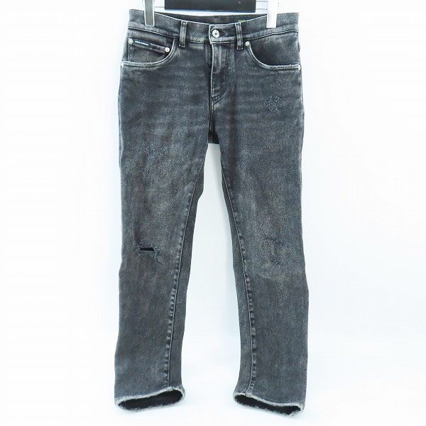 実際に弊社で買取させて頂いたDOLCE&GABBANA/ドルチェ&ガッバーナ DG グラフィティ デニムパンツ/ジーンズ GY07LD/G8GV8/44