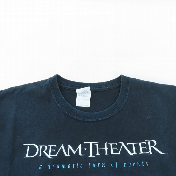 実際に弊社で買取させて頂いたDream Theater/ドリームシアター ヴィンテージ/ビンテージ 2012年 ワールドツアー バンドTシャツ/XLの画像 3枚目