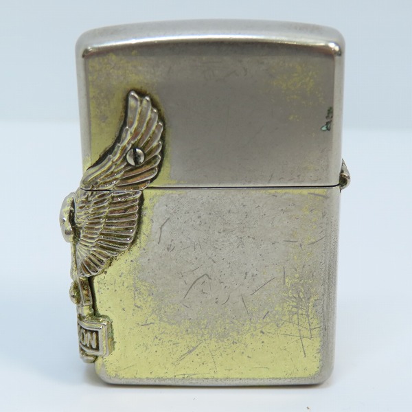 実際に弊社で買取させて頂いたZIPPO/ジッポー HARLEY DAVIDSON/ハーレーダビッドソン サイドメタル LIVE TO RIDE 1996年製の画像 1枚目