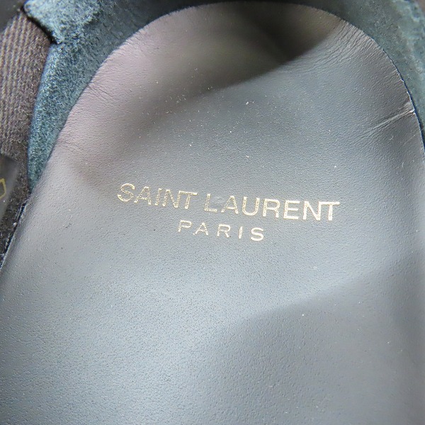 実際に弊社で買取させて頂いたSAINT LAURENT/サンローラン レオパード ローカット スニーカー 603496/41の画像 7枚目