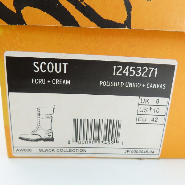 実際に弊社で買取させて頂いたDr.Martens/ドクターマーチン SCOUT バックジップ ロングブーツ UK8の画像 9枚目