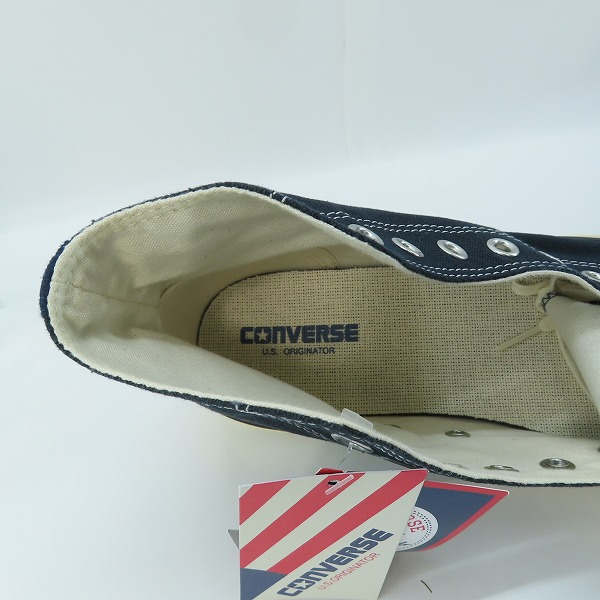実際に弊社で買取させて頂いた【未使用】CONVERSE/コンバース CONVERSE ALL STAR US AGEDCOLORS /US エイジドカラーズ ハイ インクブルー 1SD856/26.5の画像 4枚目