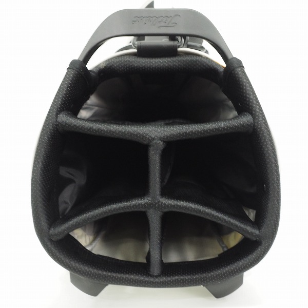 実際に弊社で買取させて頂いたTitleist/タイトリスト 5分割 スタンド式キャディバッグ ホワイトの画像 3枚目