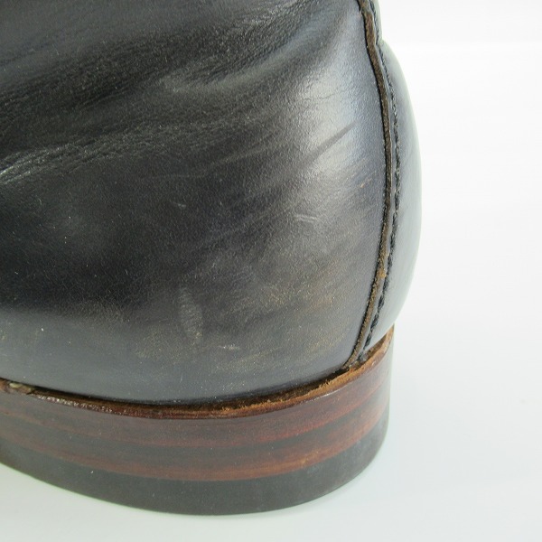 実際に弊社で買取させて頂いたALDEN/オールデン BARNEYS NEW YORK 別注 Modified last TANKER BOOTS/タンカーブーツ N3805H/10Dの画像 9枚目